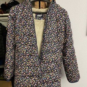 Lands' End Girl’s Colorful Patterned Parka